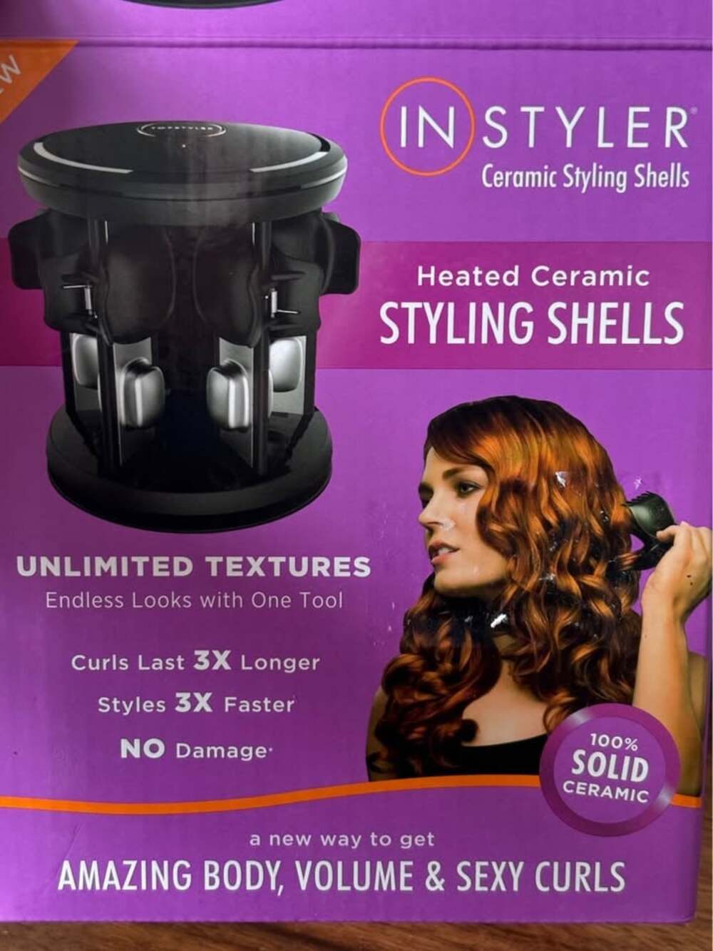 InStyler TopStyler Heated Ceramic Styling Shells Kit - New Open Box (8 Shells)